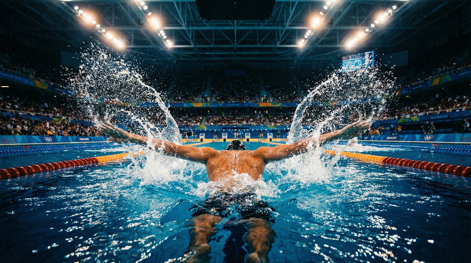 抖荫短视频游泳赛事视频
